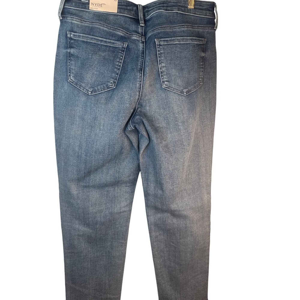 NYDJ Emma Relaxed Fit Size 10 Jeans Lift Tuck Technology Medium Wash NEW - Picture 8 of 14